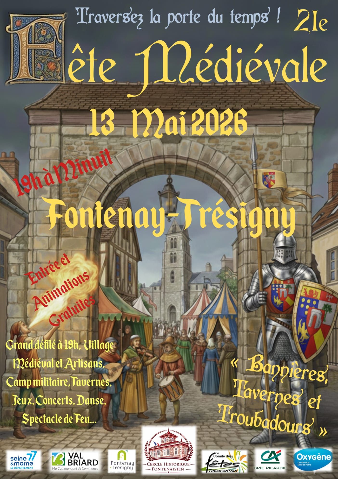 Affiche Fête Médiévale 2026