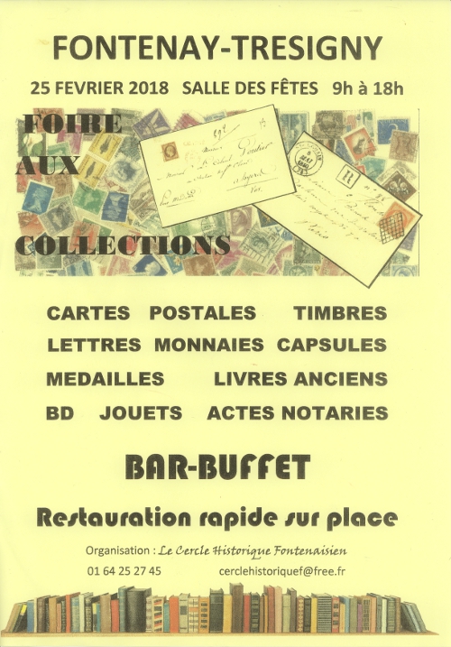 Affiche Foire aux Collections et Vieux Papiers